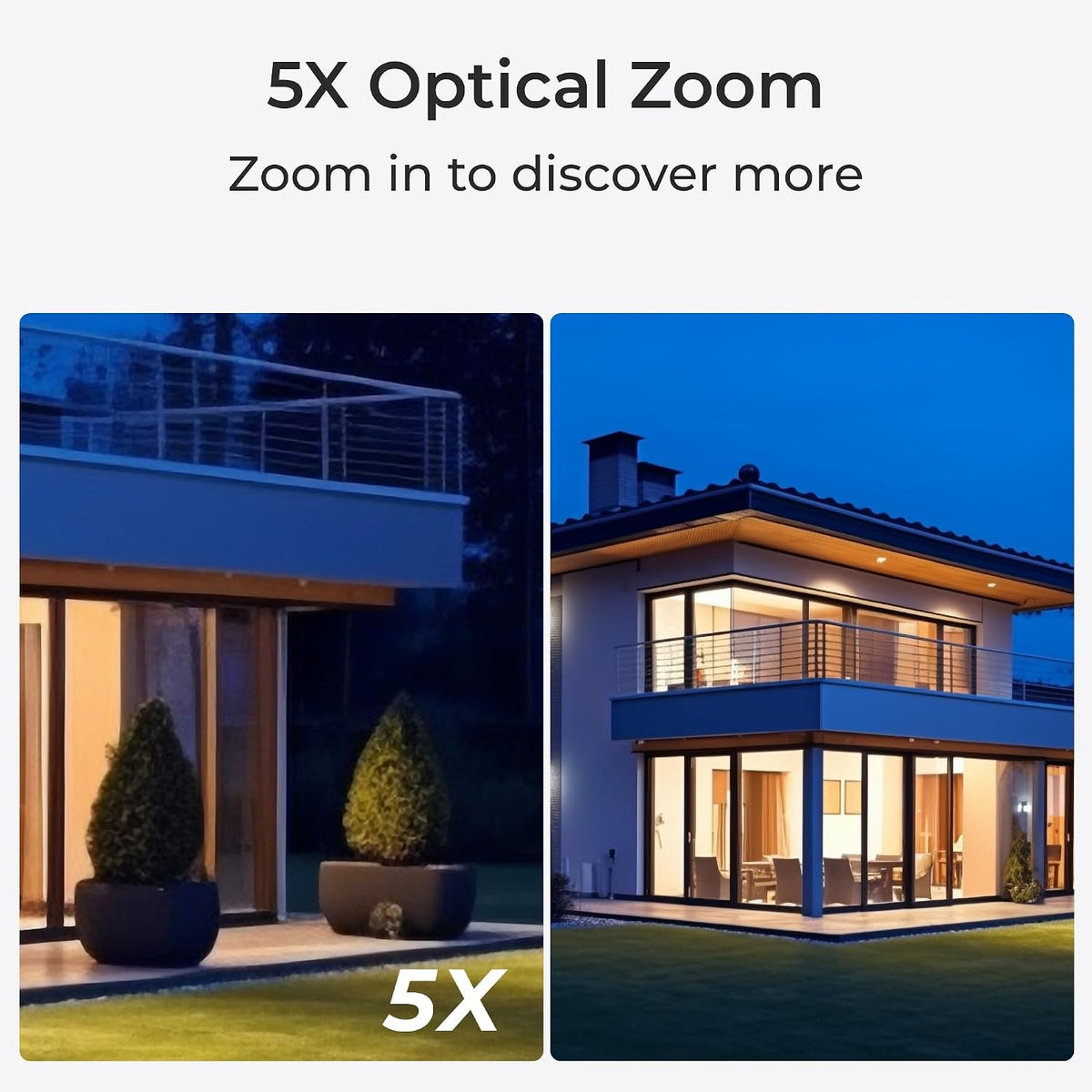 ريو لينك كاميرا مراقبة سلكية 4K 8MP PoE للاستخدام الداخلي/الخارجي، رؤية