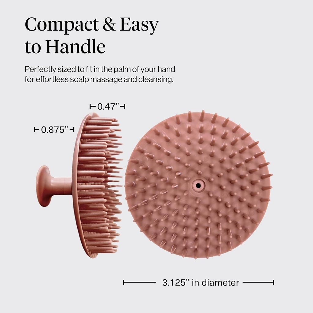 Kitsch Scalp Massager for Hair Care - Shampoo Brush Scalps - Terracotta