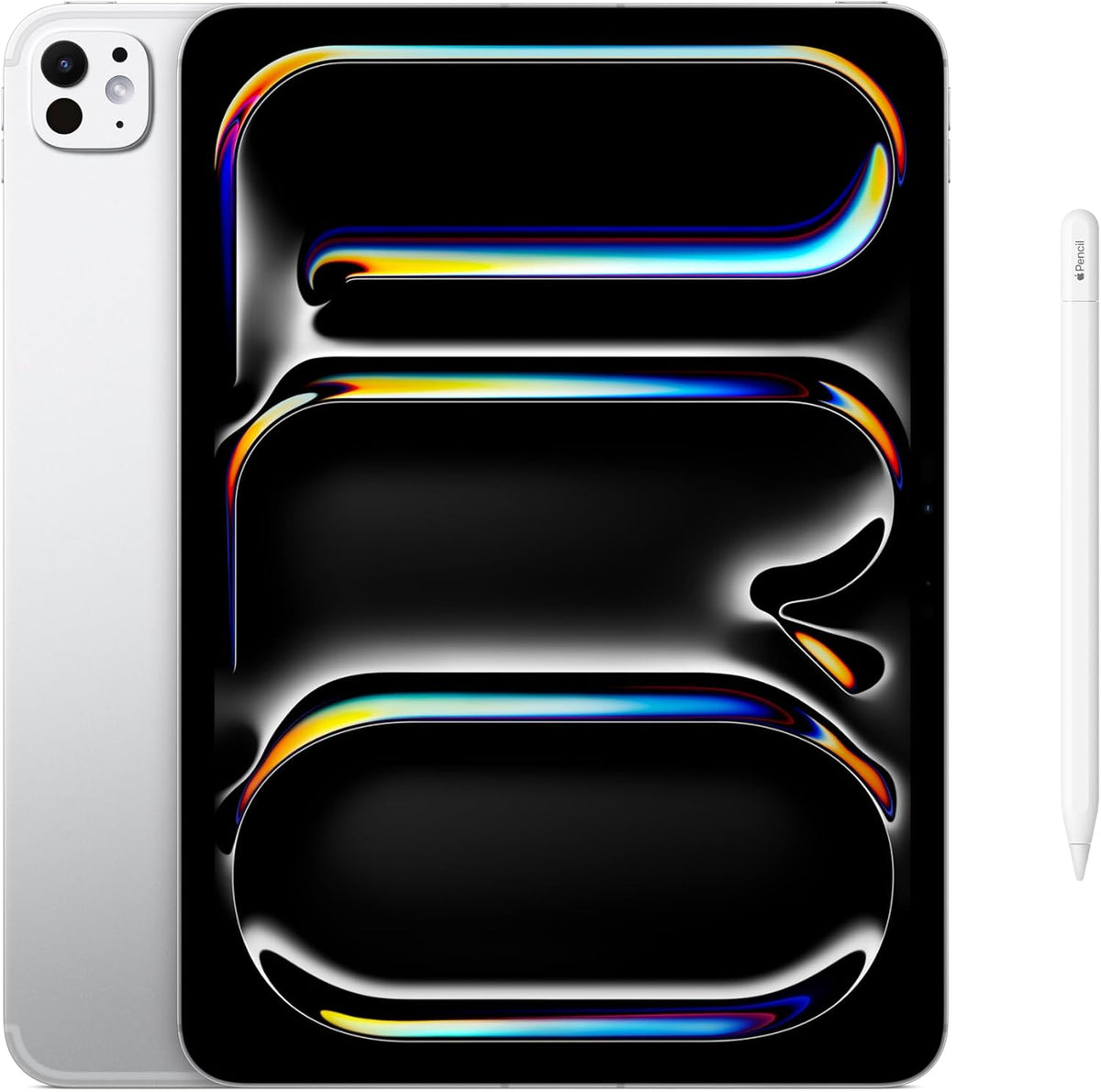 Apple iPad Pro 11-inch (M5): Ultra Retina XDR Display, 256GB, Landscape 12MP Front Camera/12MP Back Camera, LiDAR Scanner, Wi-Fi 7 with Apple N1, Face ID, All-Day Battery Life — Silver
