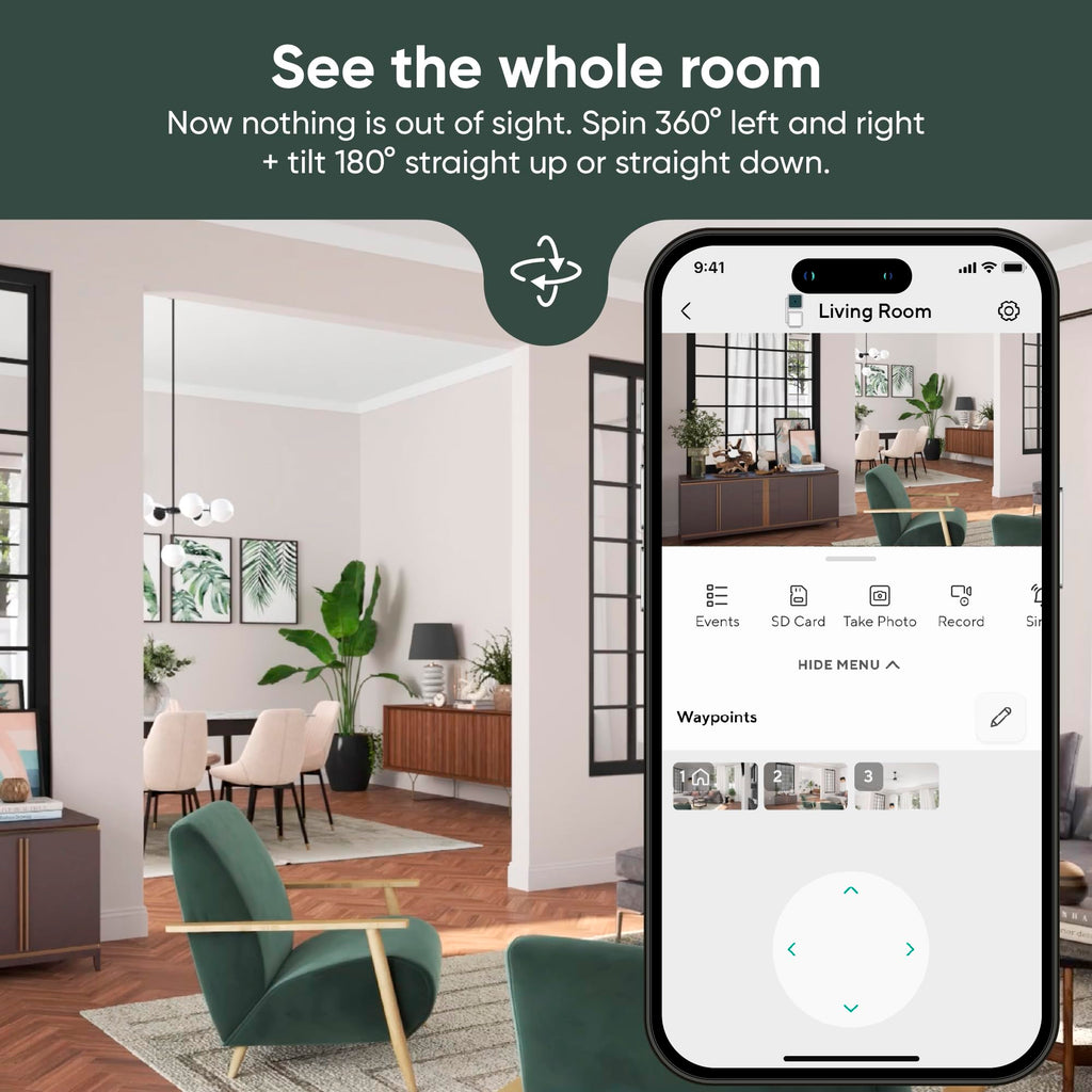 WYZE Cam Pan v3, Indoor/Outdoor Security Camera with 360° Pan/Tilt/Zoom