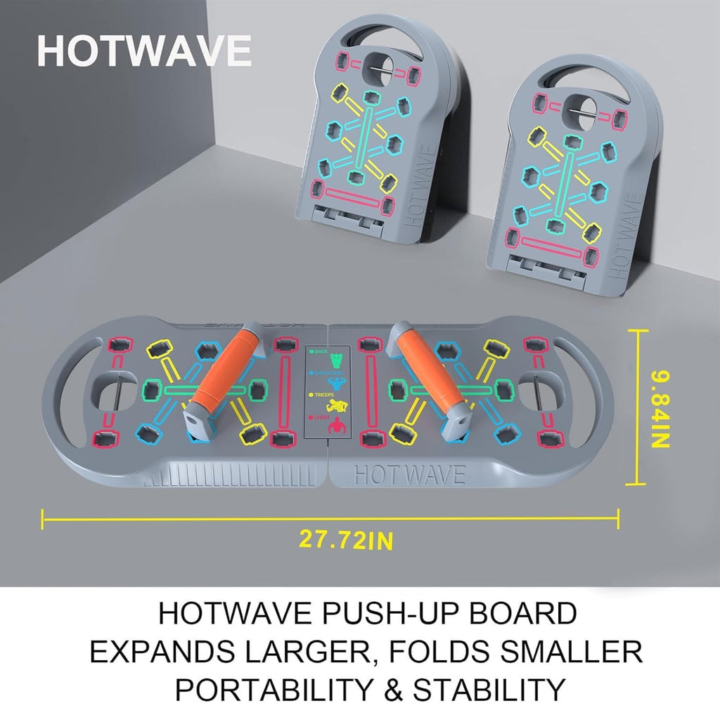 Push Up Board, Portable PushUp Board, Foldable 20 in 1 Push Up Bar