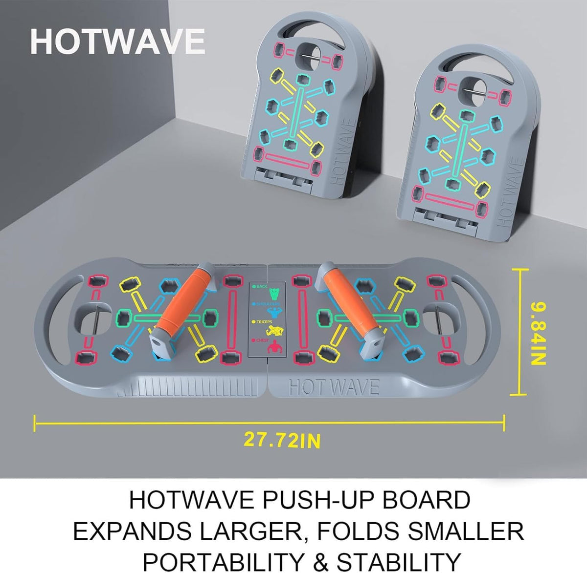 Push Up Board, Portable PushUp Board, Foldable 20 in 1 Push Up Bar