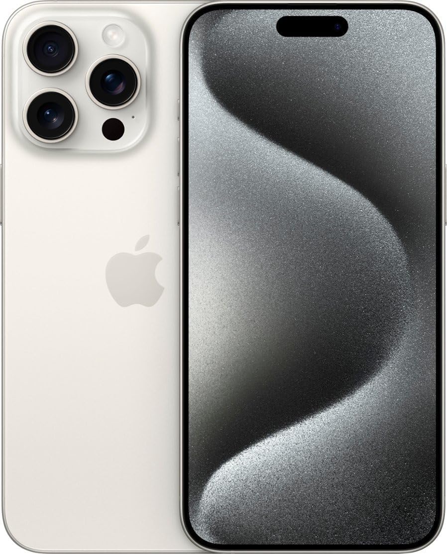 Apple iPhone 15 Pro, 128GB, Blue Titanium - Unlocked (Renewed)
