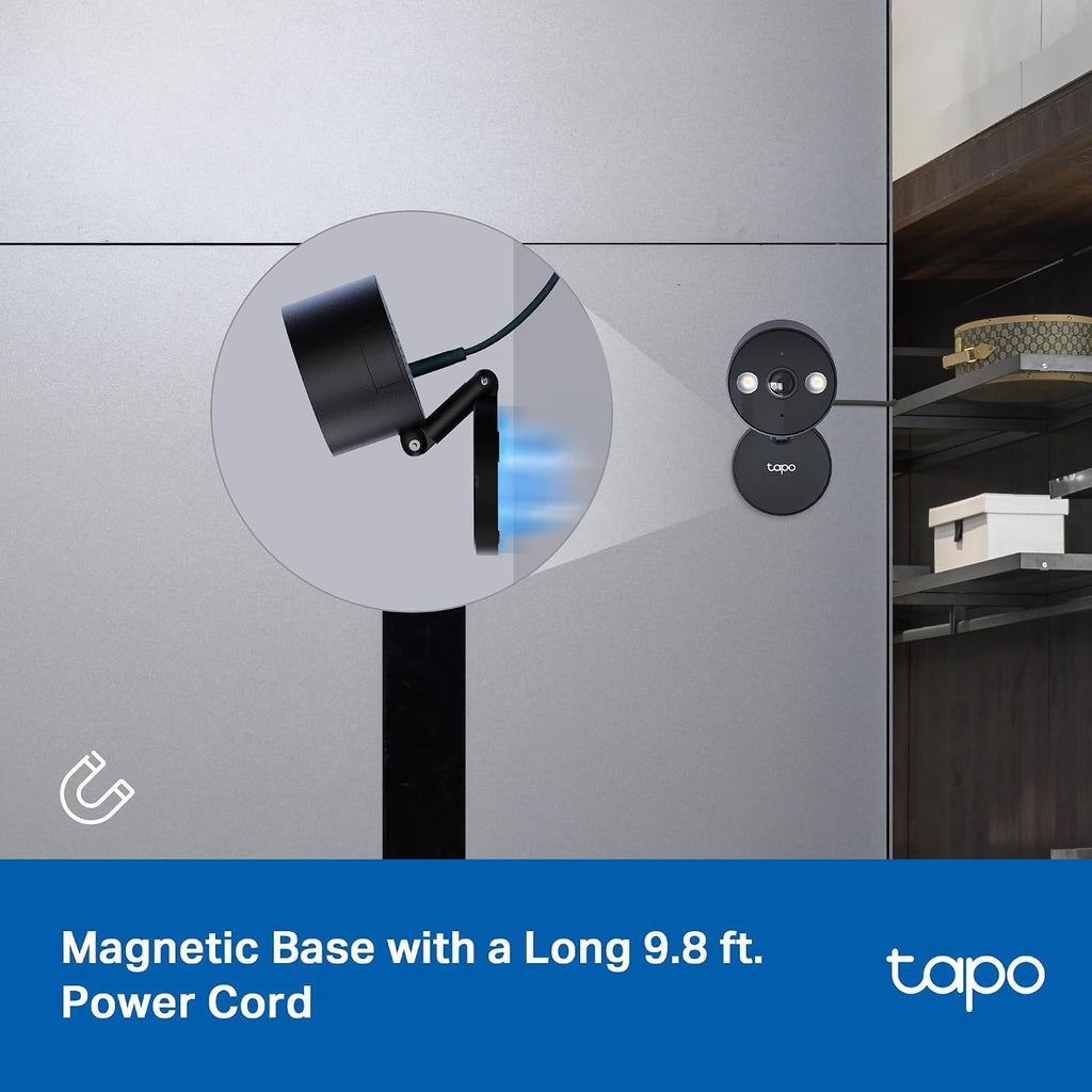 Tapo 2K Indoor/Outdoor Dual Lens Pan/Tilt Wired Security Camera, C246D