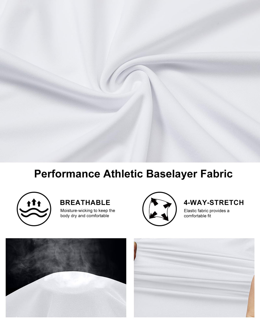 5 Pack Women's Compression Shirts Long Sleeve for Workout & Baselayer