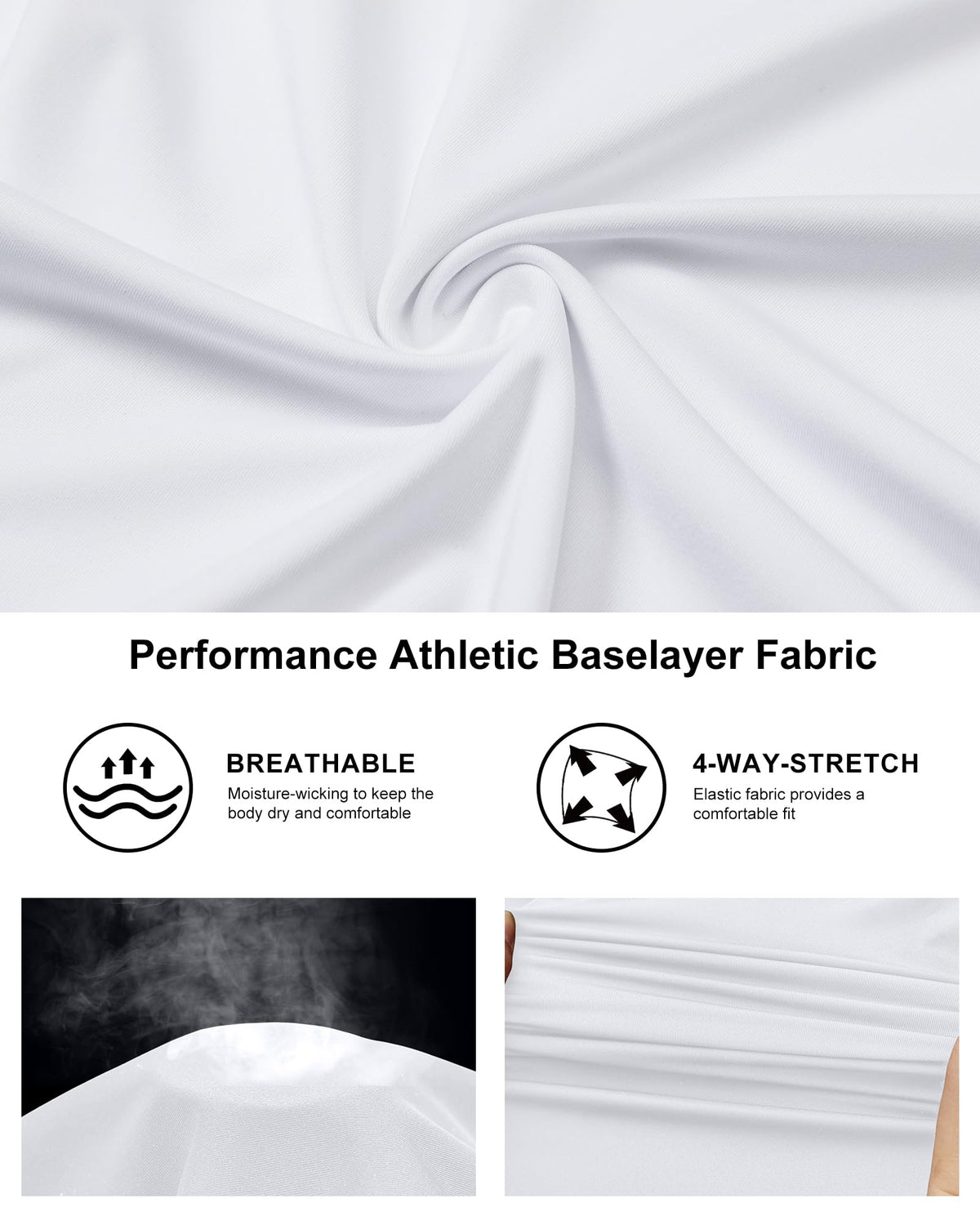 5 Pack Women's Compression Shirts Long Sleeve for Workout & Baselayer