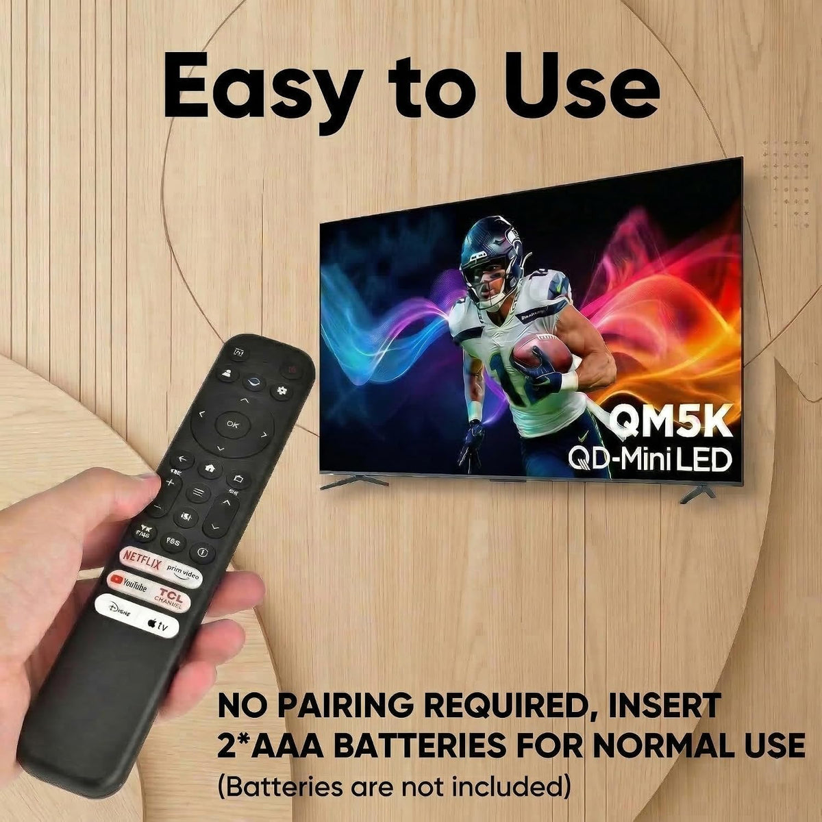 Replacement for Sony Remote,for All 2019-2026 Bravia Smart TV Voice Control