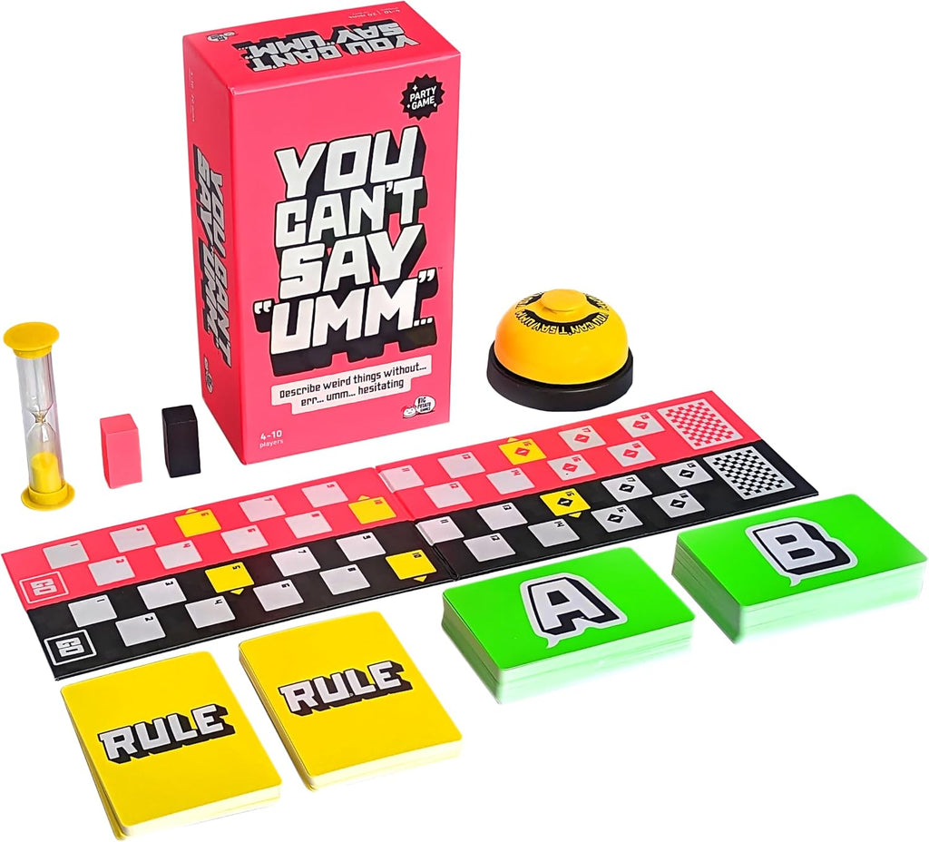 You Can't Say UMM: Fast Family Card Game for Game Night, Ages 8+
