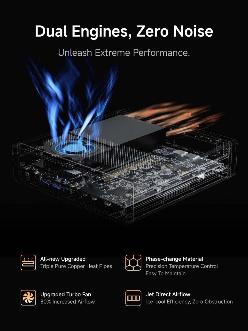 MINISFORUM MS-A2 Workstation AMD Ryzen 9 9955HX(16C/32T, up to 5.4GHz) Mini PC Without RAM/SSD/OS, HDMI/2xUSB-C Output, 2x2.5G LAN Port|10G SFP+ Port, Support M.2 2280/22110/U.2 SSD Mini Computer