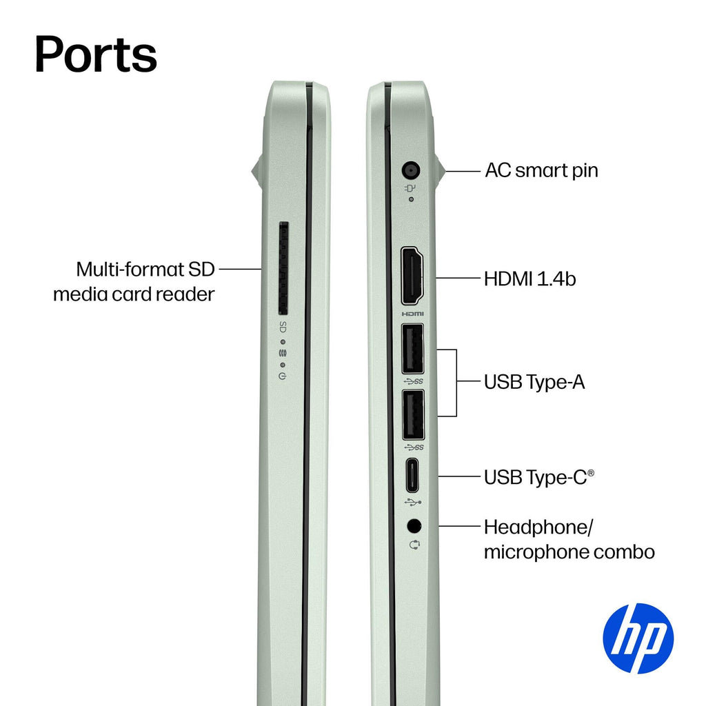 HP 2026 Everyday Laptop, Intel CPU, 128GB Storage, Copilot AI, Office 365