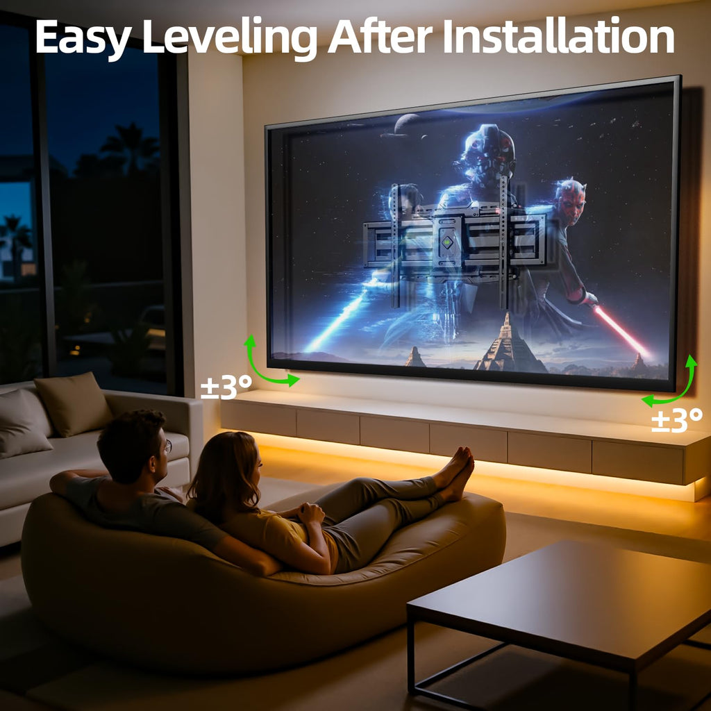 USX MOUNT Full Motion TV Wall Mount for Large TVs 42-97 Inch up to 150 lbs