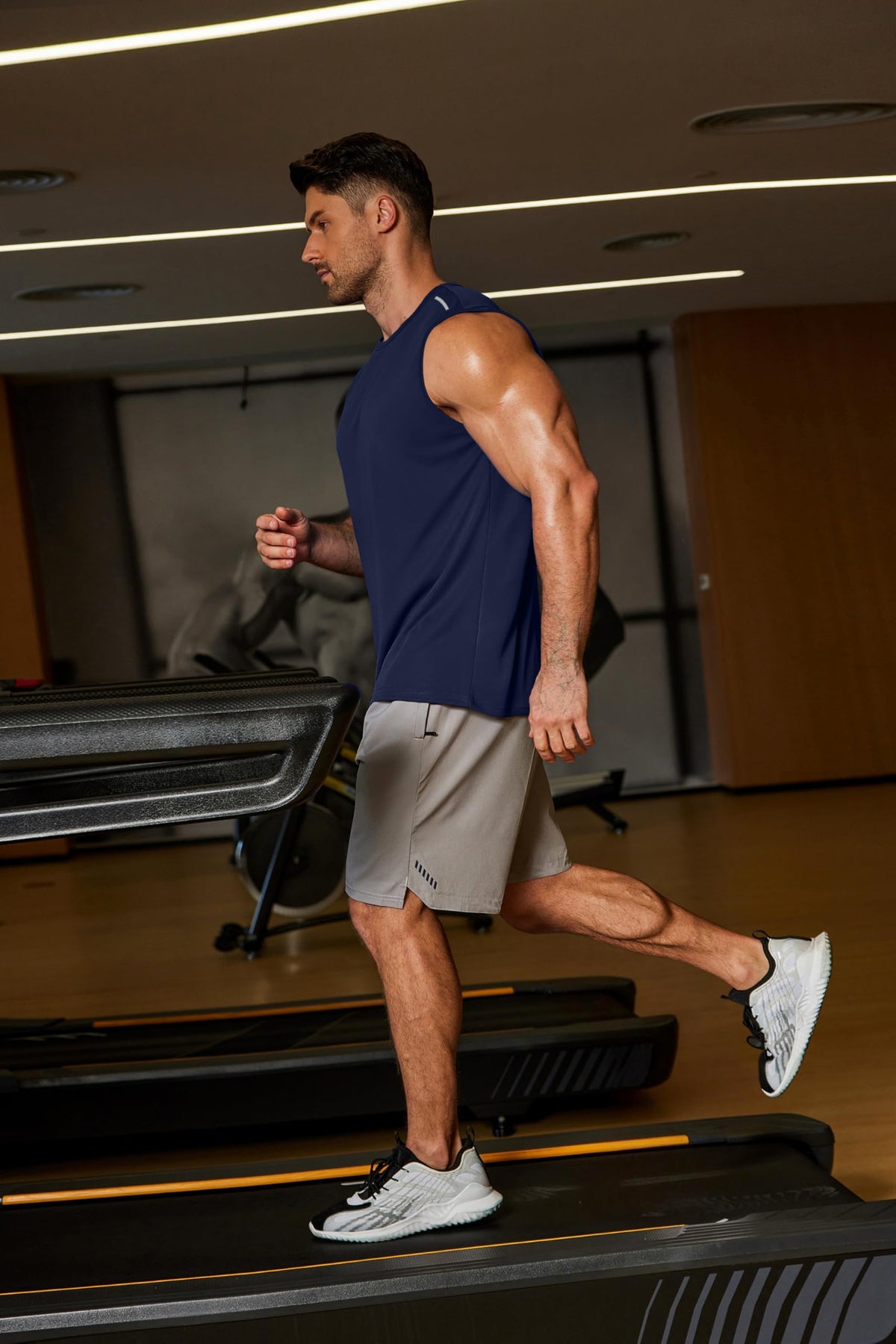 COOFANDY Men's Sleeveless Shirt Quick Dry Workout Tank Top Gym Muscle T Shirts Sport Athletic Tanks Moisture Wicking
