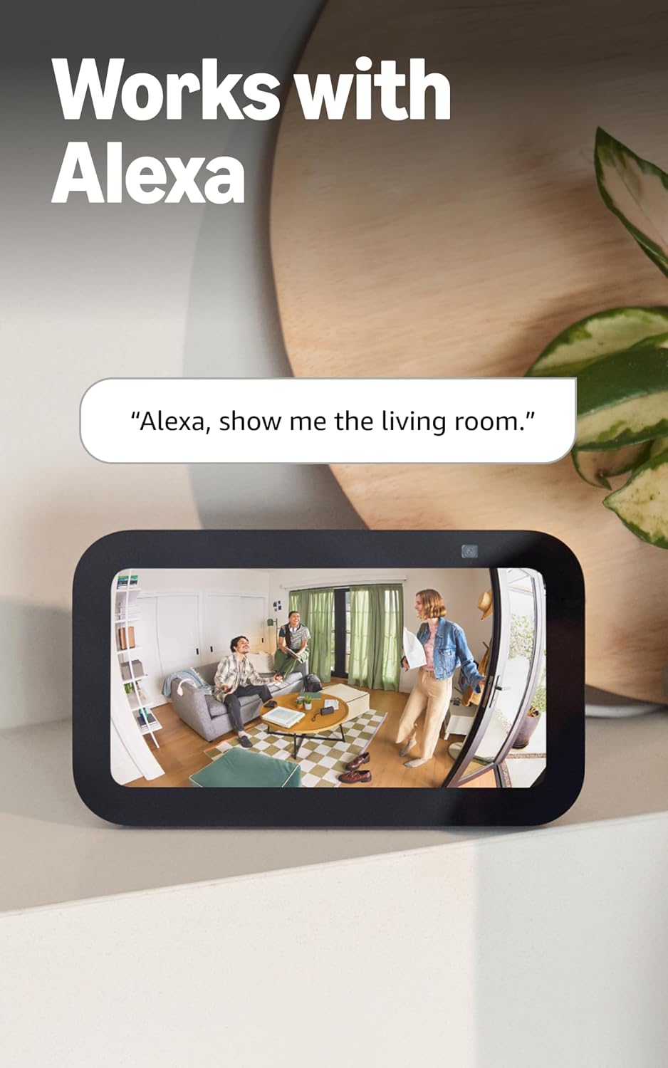 Ring Indoor Cam — Home or business security in 1080p HD video, White