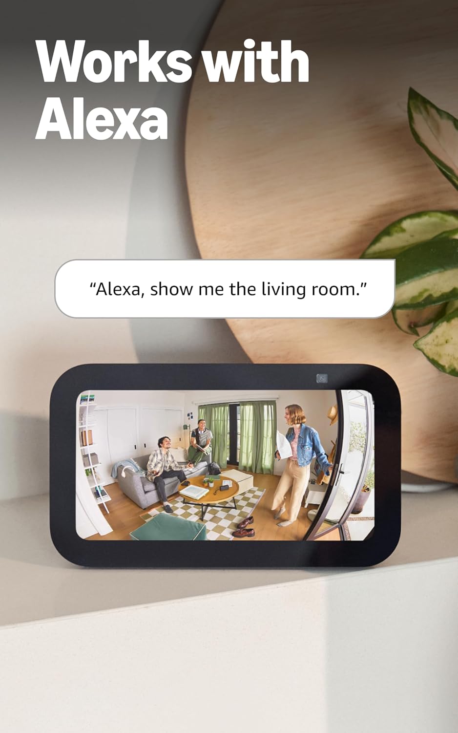 Ring Indoor Cam — Home or business security in 1080p HD video, White