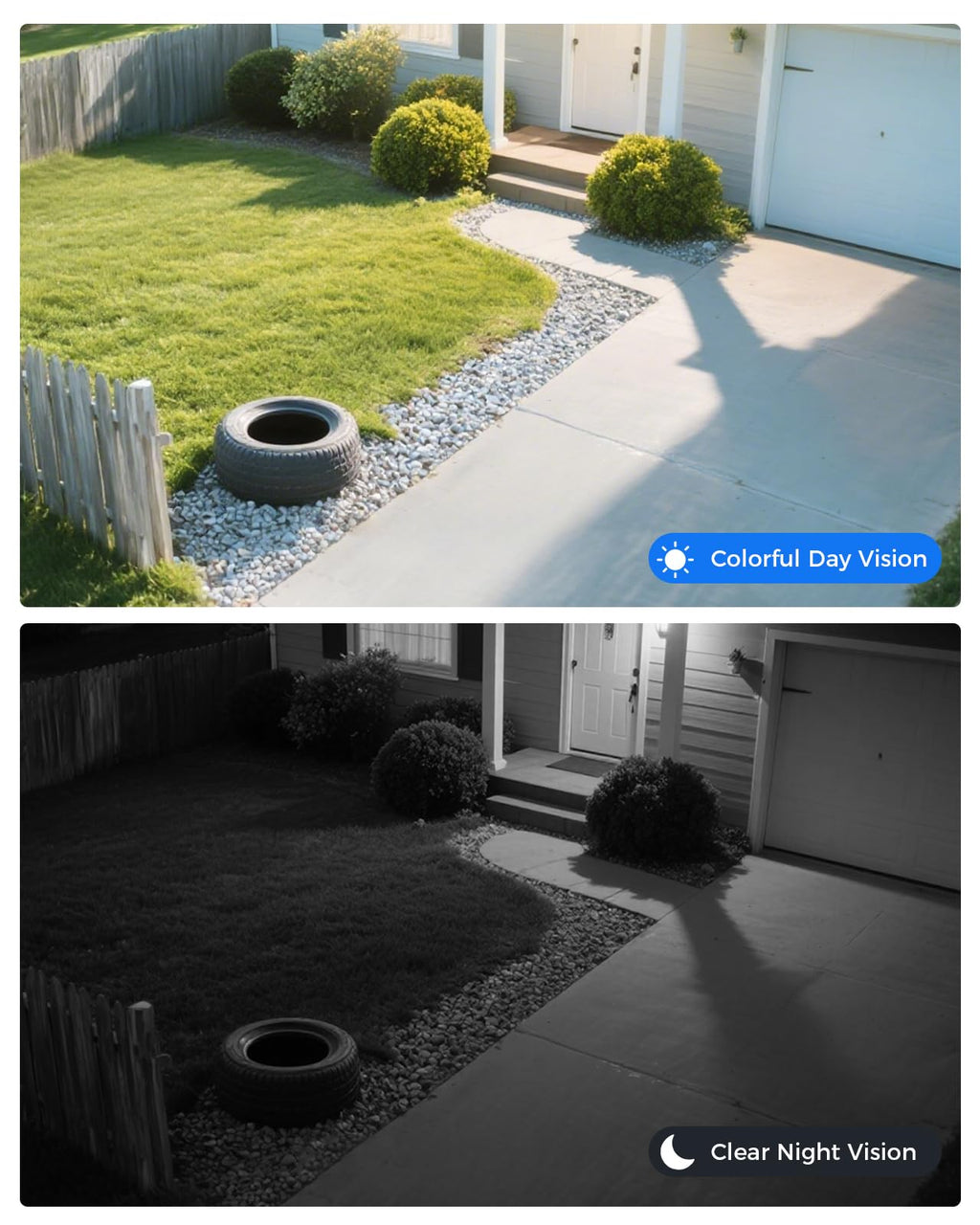 Hiseeu Home Security System, 24/7 Recording 5MP Wired Plug-in Powered Outdoor Bullet Cameras, 2.4G/5G WiFi Pro, 4K NVR with 12" LCD Monitor, 3TB HDD, Night Vision, IP65