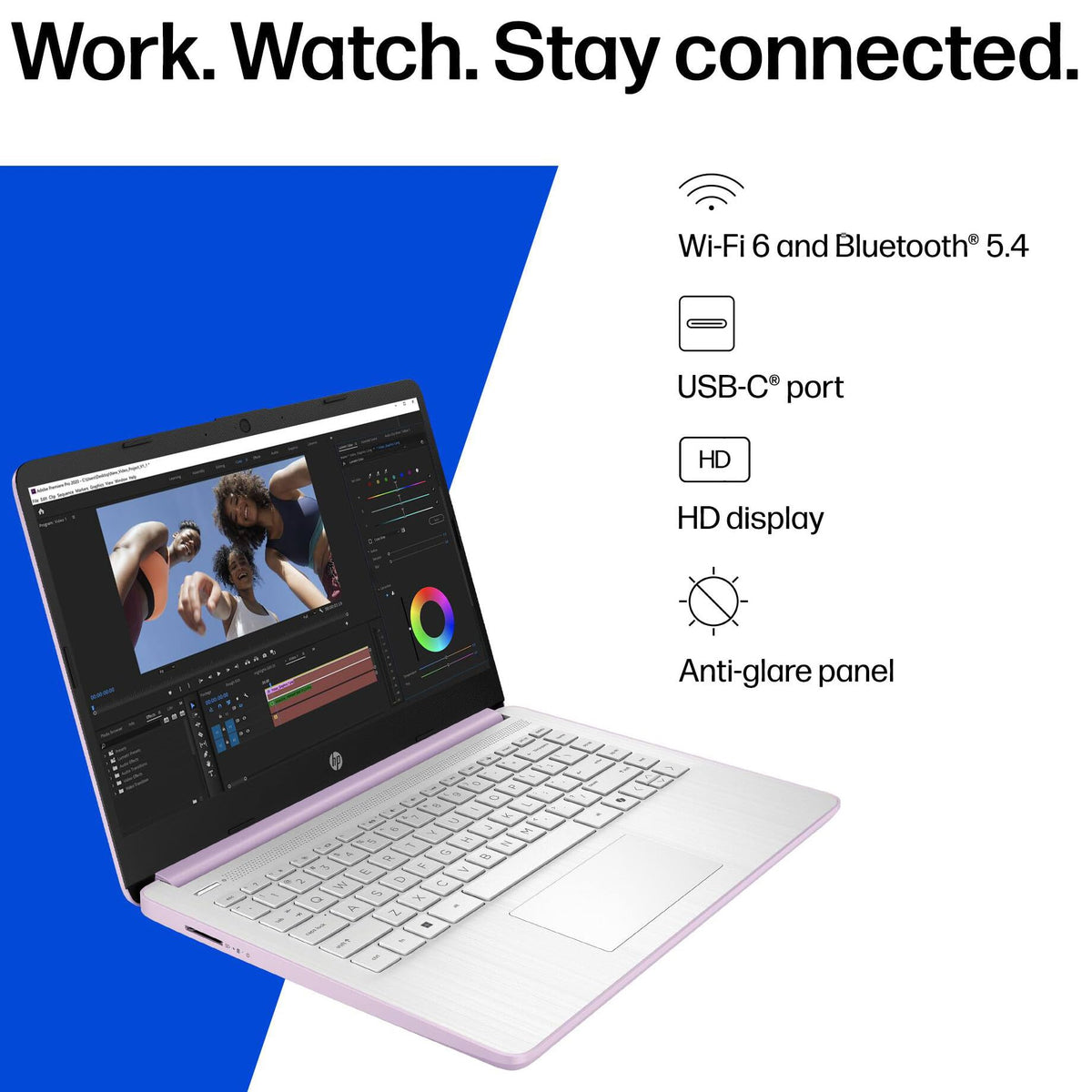 HP 2026 Everyday Laptop, Intel CPU, 128GB Storage, Copilot AI, Office 365