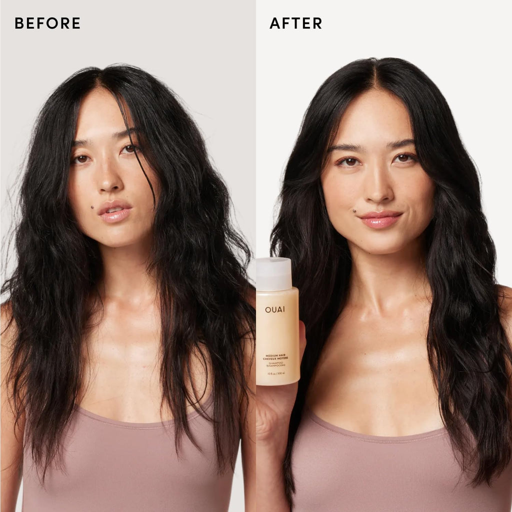 OUAI Fine Shampoo and Conditioner Set (10 Fl Oz)