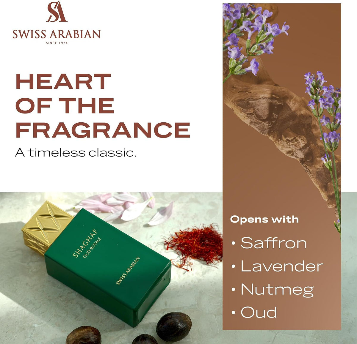 عطر شغف عود اسود للجنسين من سويس ارابيان، او دي بارفان، 75 مل