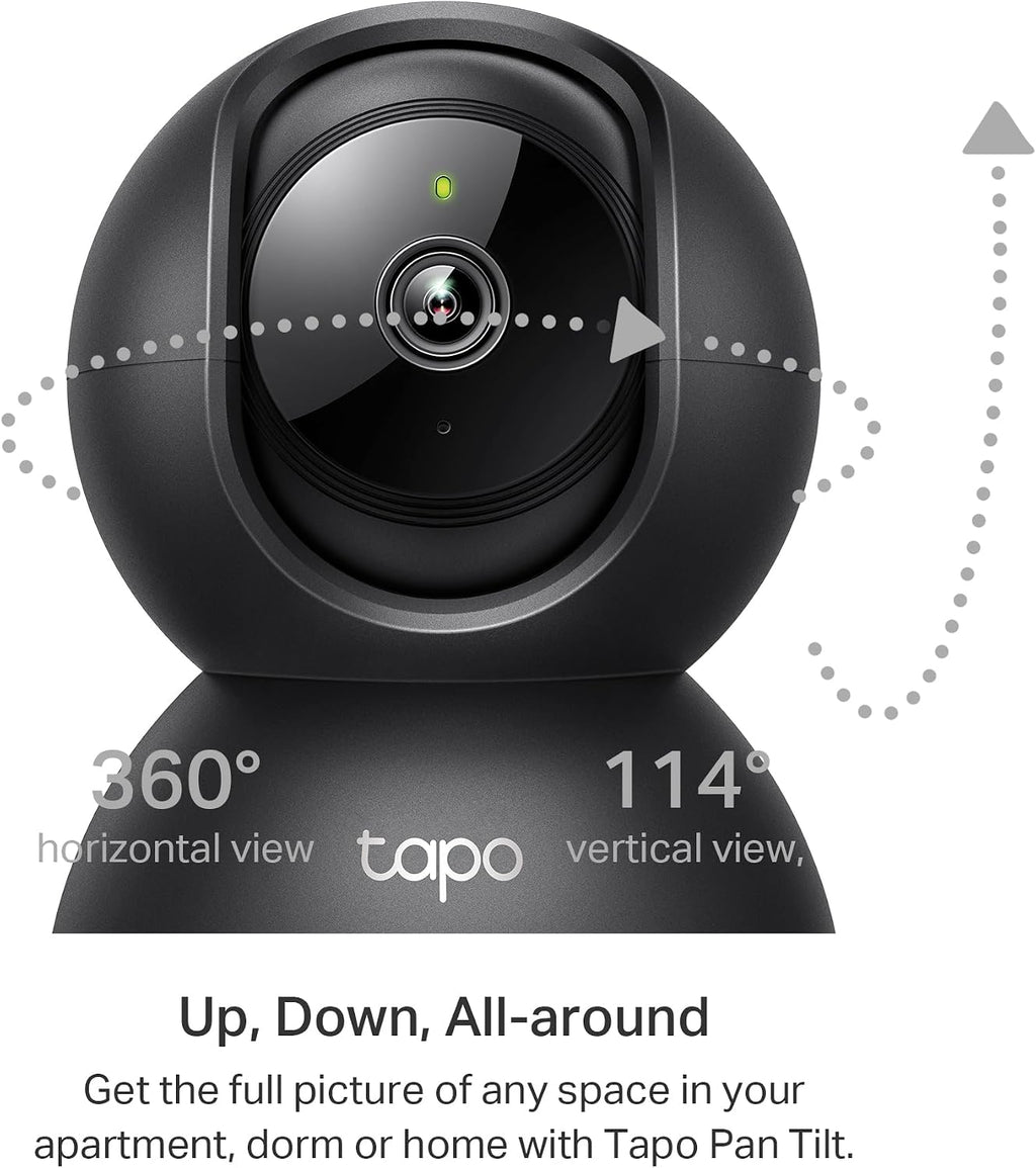 Tapo 2K Pan Tilt Security Camera for Baby Monitor, Dog Camera,C211(2-Pack)