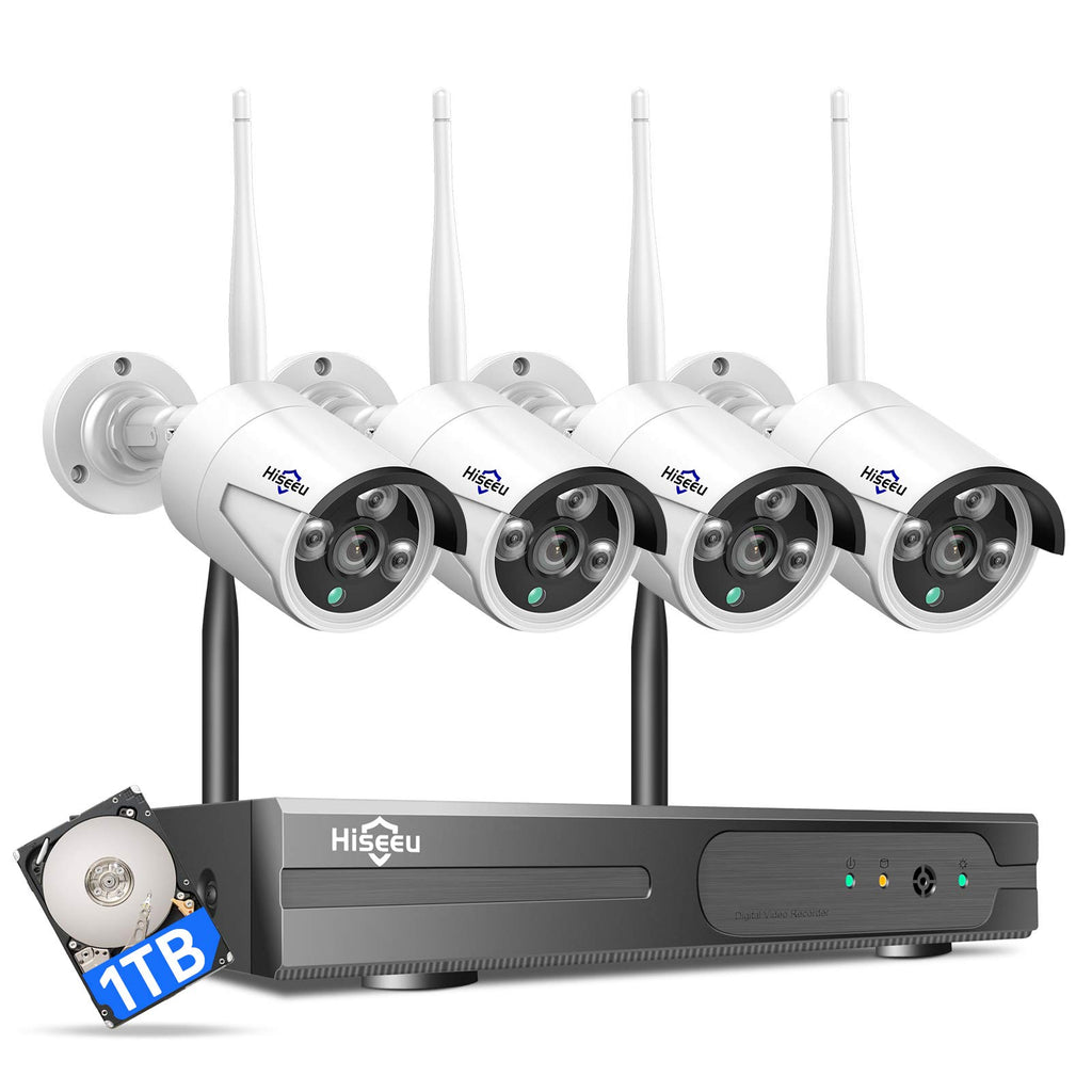 Hiseeu 5MP Home Security Camera System Outdoor, 2.4G/5G Wireless WiFi Pro