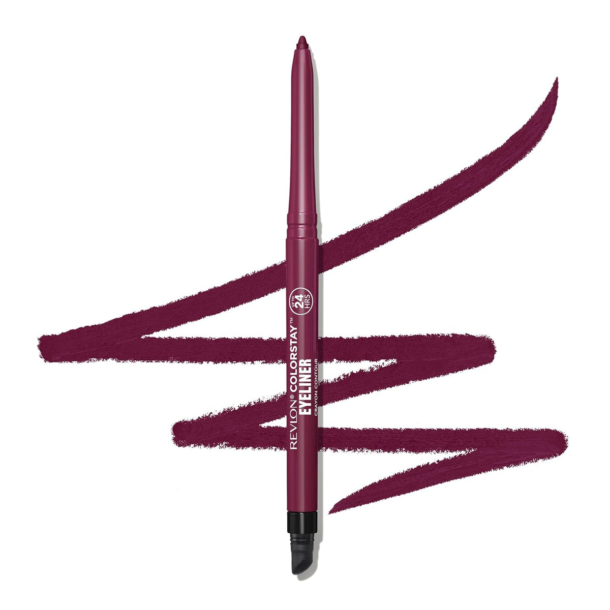 Revlon ColorStay Pencil Waterproof Eyeliner, 201 Black, 2 pack
