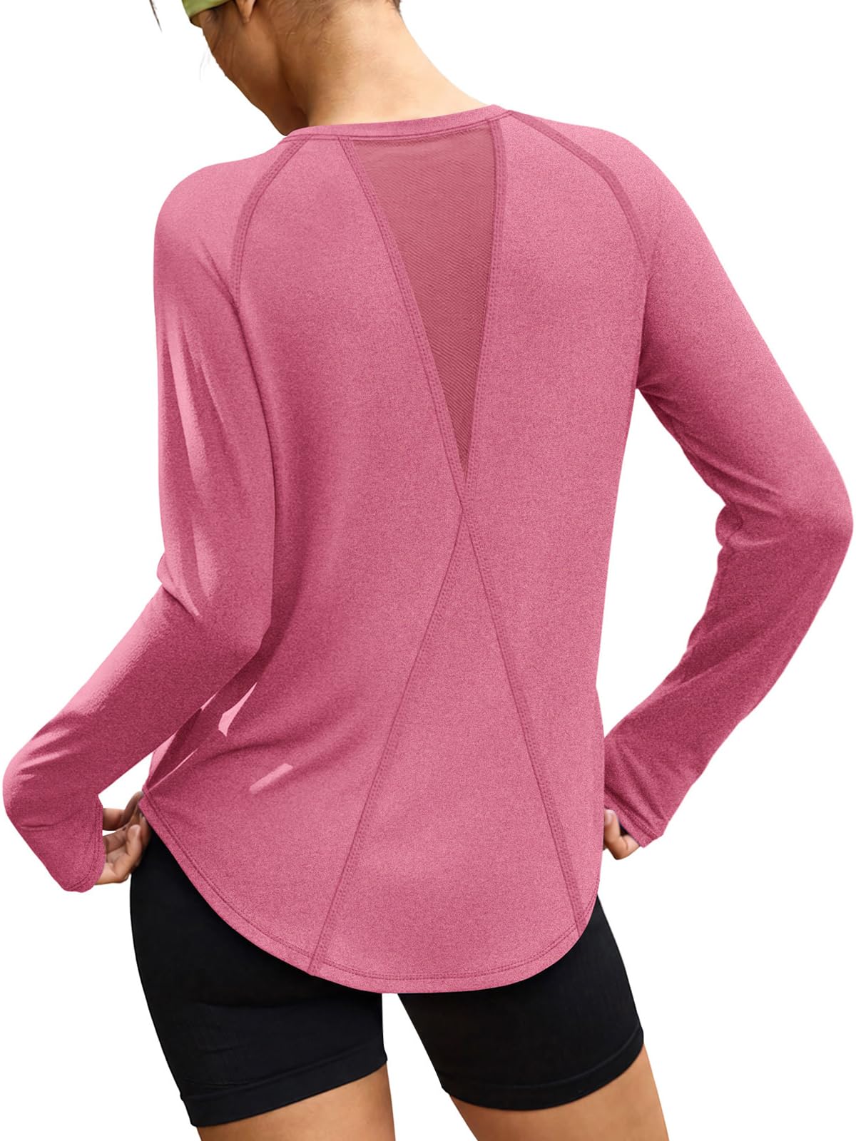 Workout Tops for Women Long Sleeve Shirts Fall Tops Gym Clothes