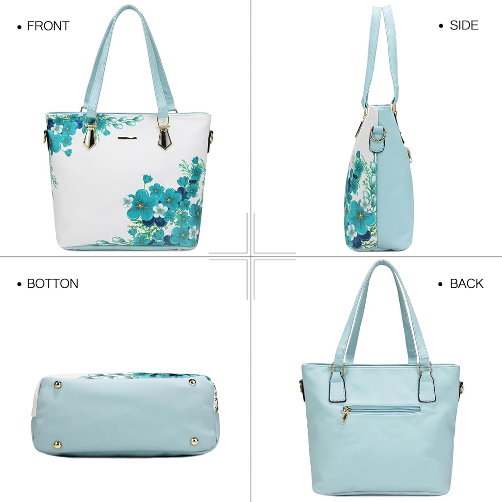 2E-youth Damen Geldbrsen und Handtaschen Set Tragetasche, Umhngetasche