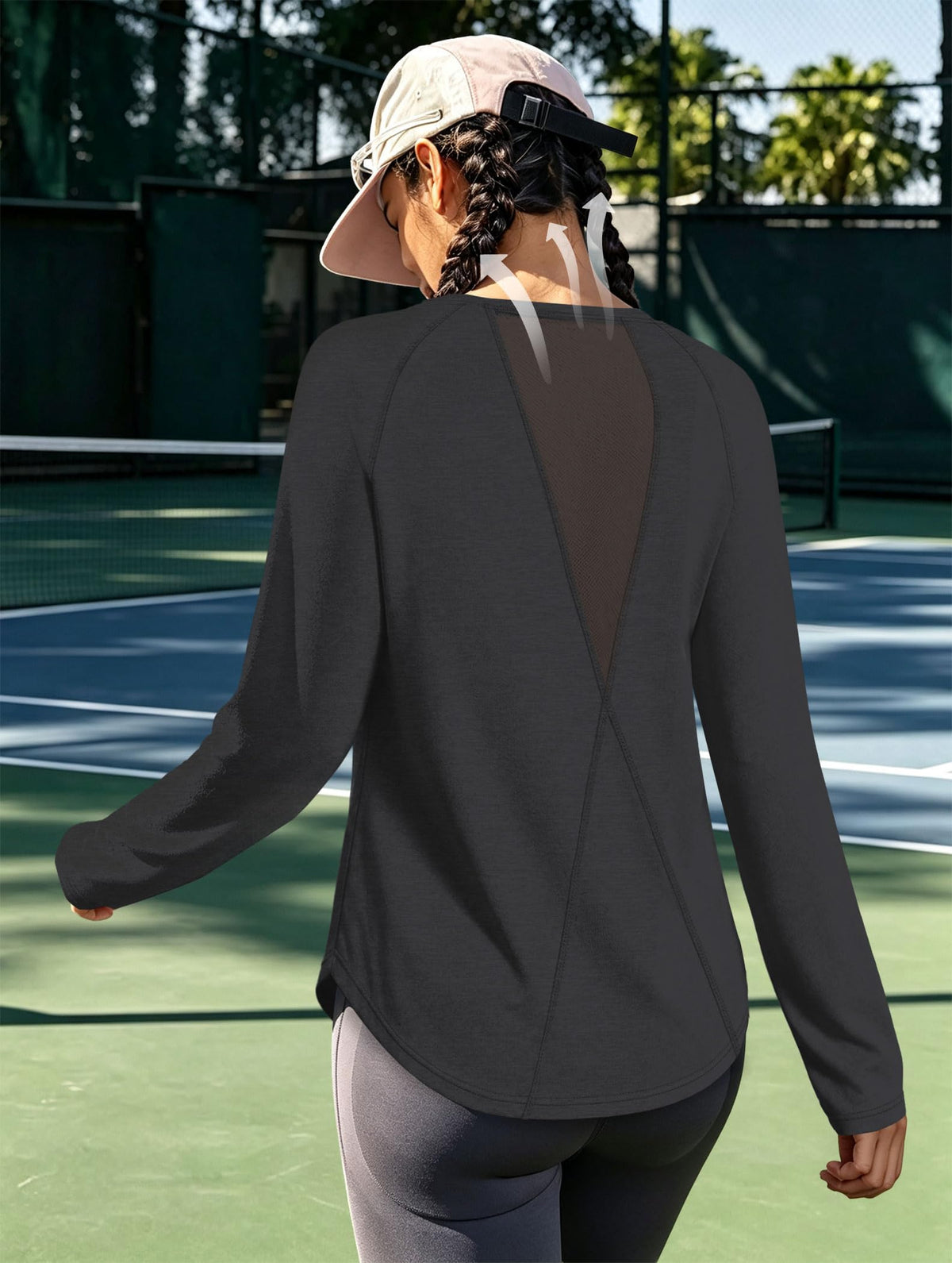 Workout Tops for Women Long Sleeve Shirts Fall Tops Gym Clothes