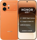 HONOR 600 Dual-SIM 256GB ROM + 8GB RAM (GSM Only | No CDMA) Factory Unlocked 5G Smartphone (Orange) - International Version