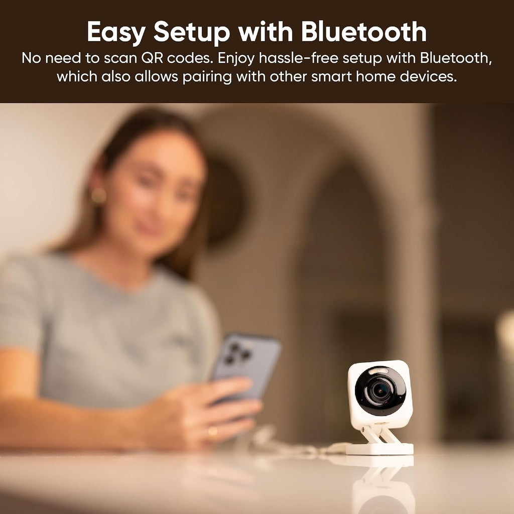 WYZE Cam v4, 2.5K Indoor/Outdoor Security Camera, Color Night Vision, White