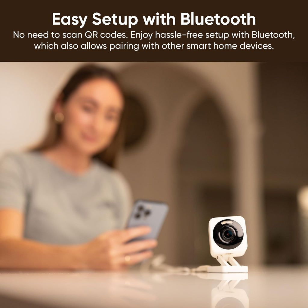 WYZE Cam v4, 2.5K Indoor/Outdoor Security Camera, Color Night Vision, White