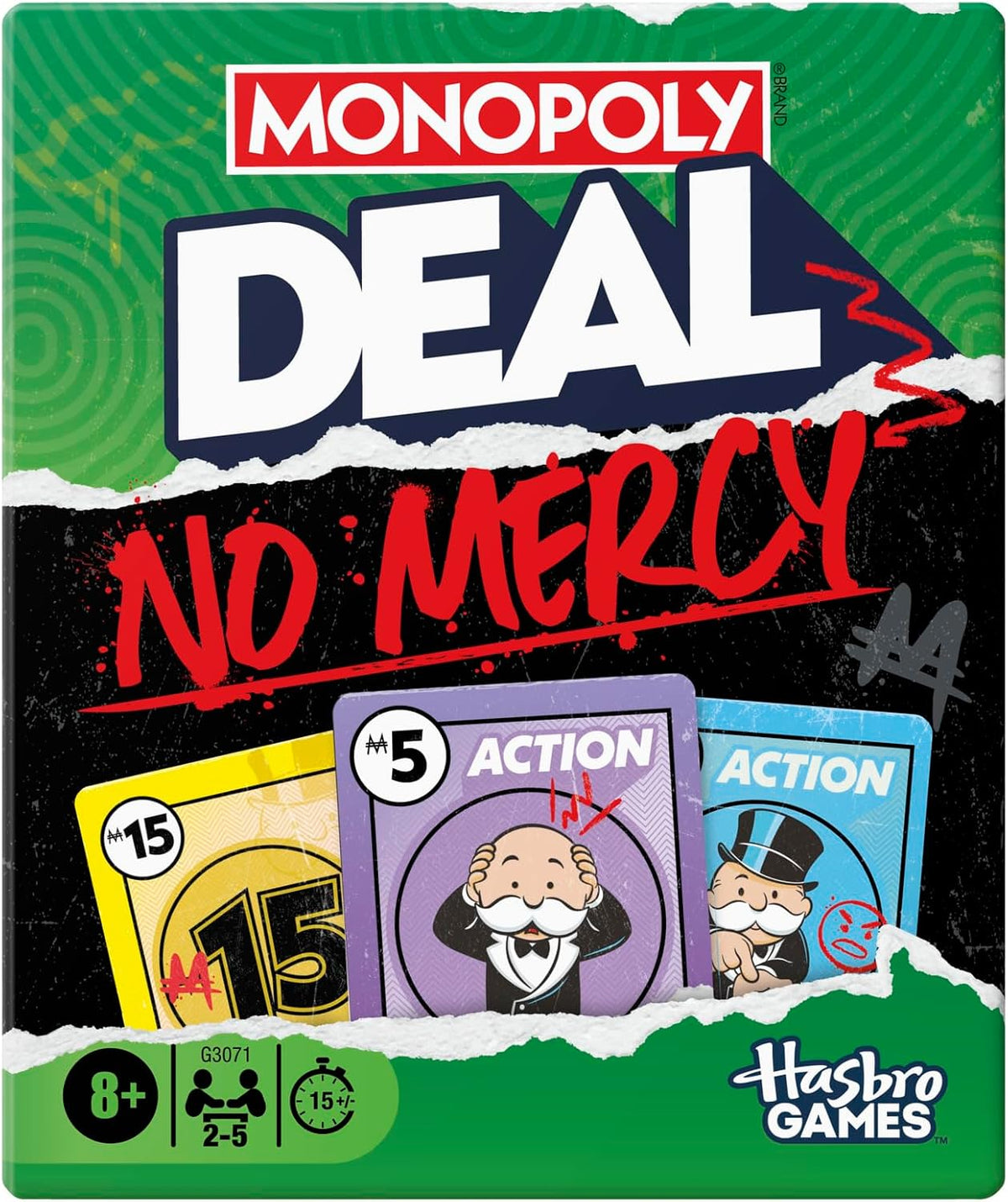 Monopoly Deal No Mercy Card Game