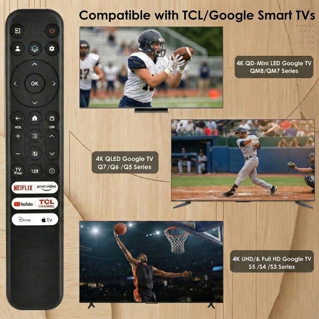 Replacement for Sony Remote,for All 2019-2026 Bravia Smart TV Voice Control