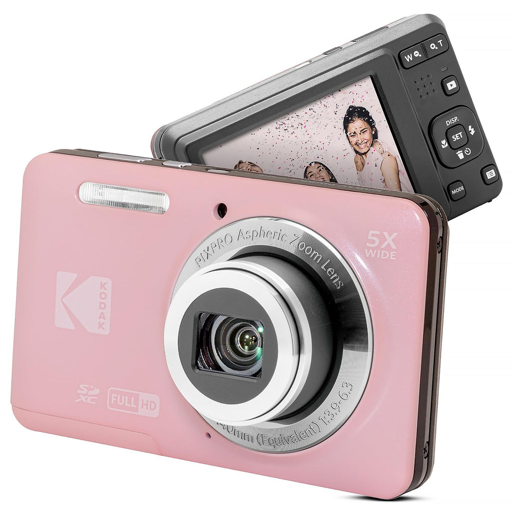 Kodak PIXPRO FZ55-BK 16MP CMOS Sensor Camera 5X Optical Zoom 28mm Wide