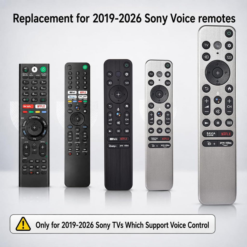 Replacement for Sony Remote,for All 2019-2026 Bravia Smart TV Voice Control