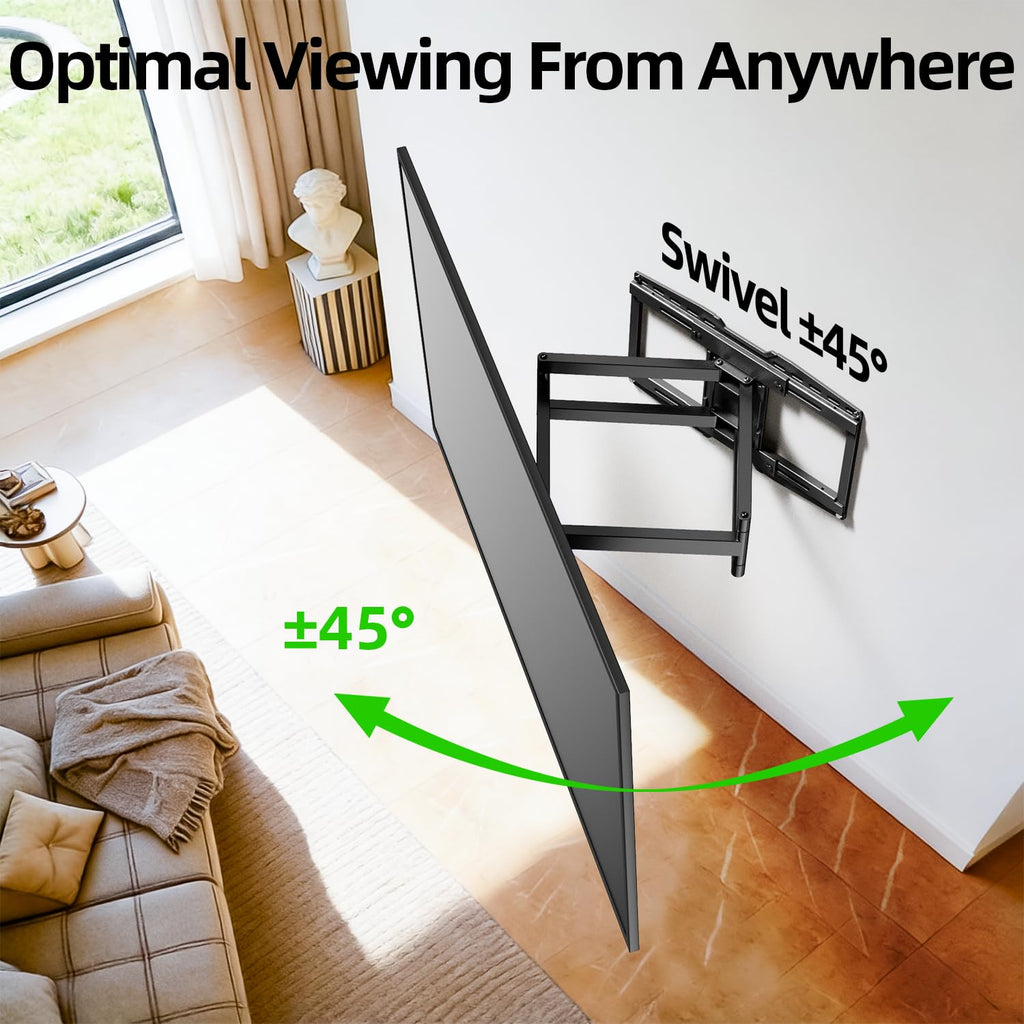 USX MOUNT Full Motion TV Wall Mount for Large TVs 42-97 Inch up to 150 lbs