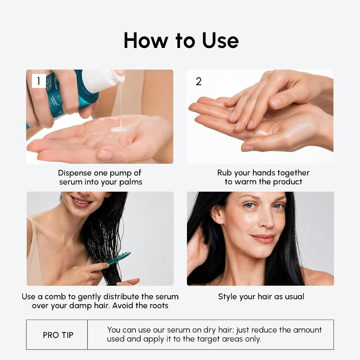 MAREE Hair Oil Serum for Frizzy Hair –Smoothing Oil for Gloss & Styling