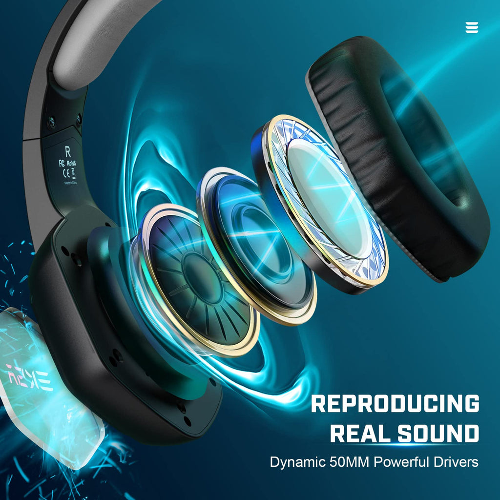 EKSA E1000 USB PC Gaming Headset with Mic, 7.1 Surround Sound
