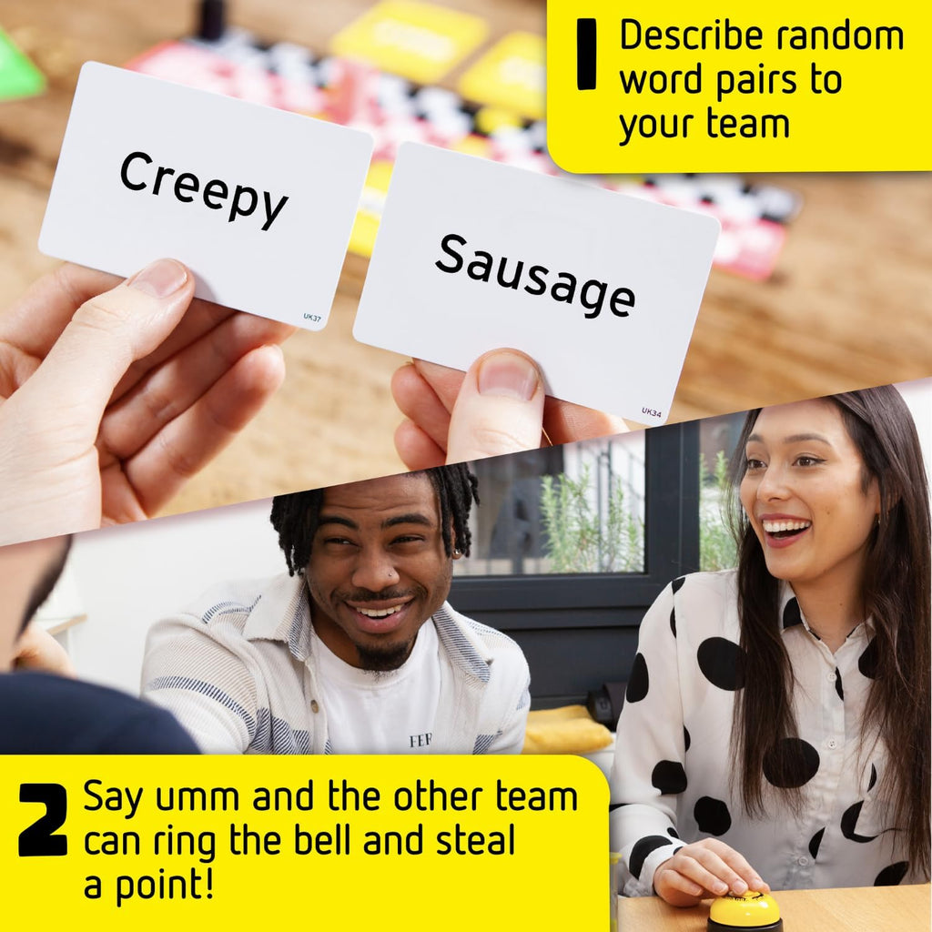You Can't Say UMM: Fast Family Card Game for Game Night, Ages 8+