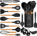 Silicone Kitchen Utensils Set, Heat-Resistant Cooking Utensils, BPA-Free