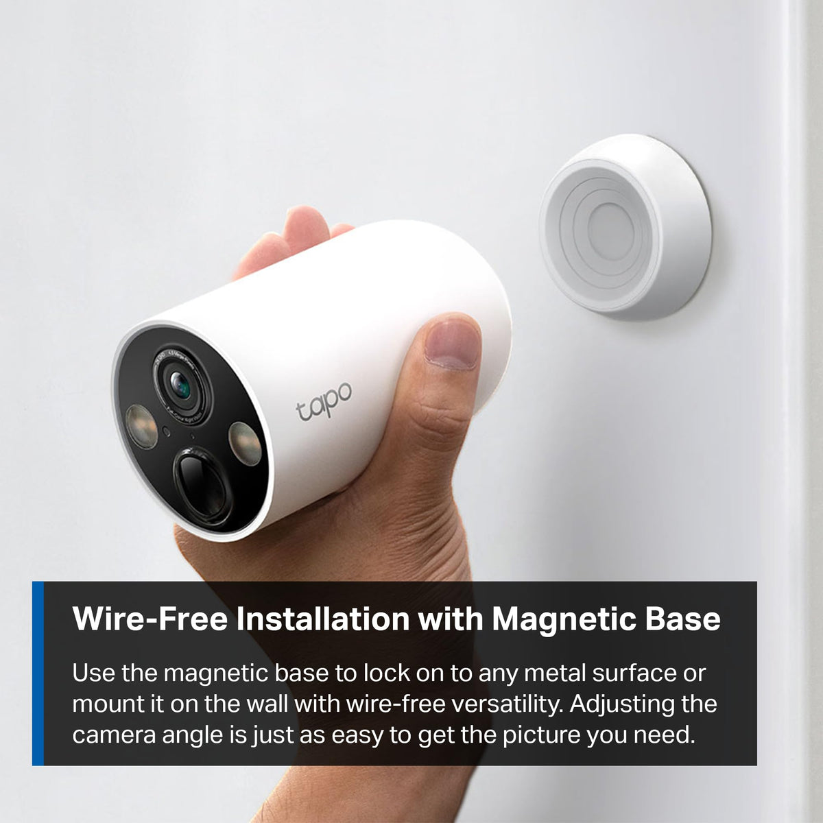 Tapo MagCam 2K+ Security Camera Wireless Outdoor, Battery Powered, C425