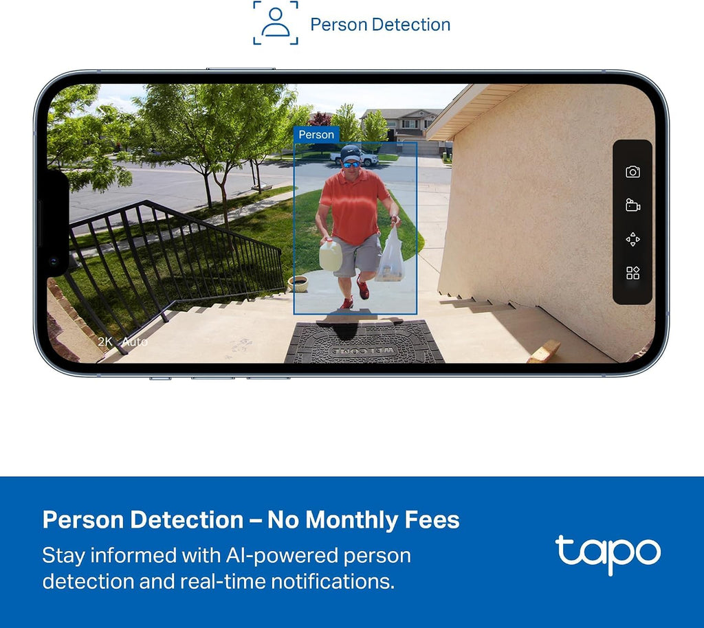 Tapo MagCam 2K+ Security Camera Wireless Outdoor, Battery Powered, C425