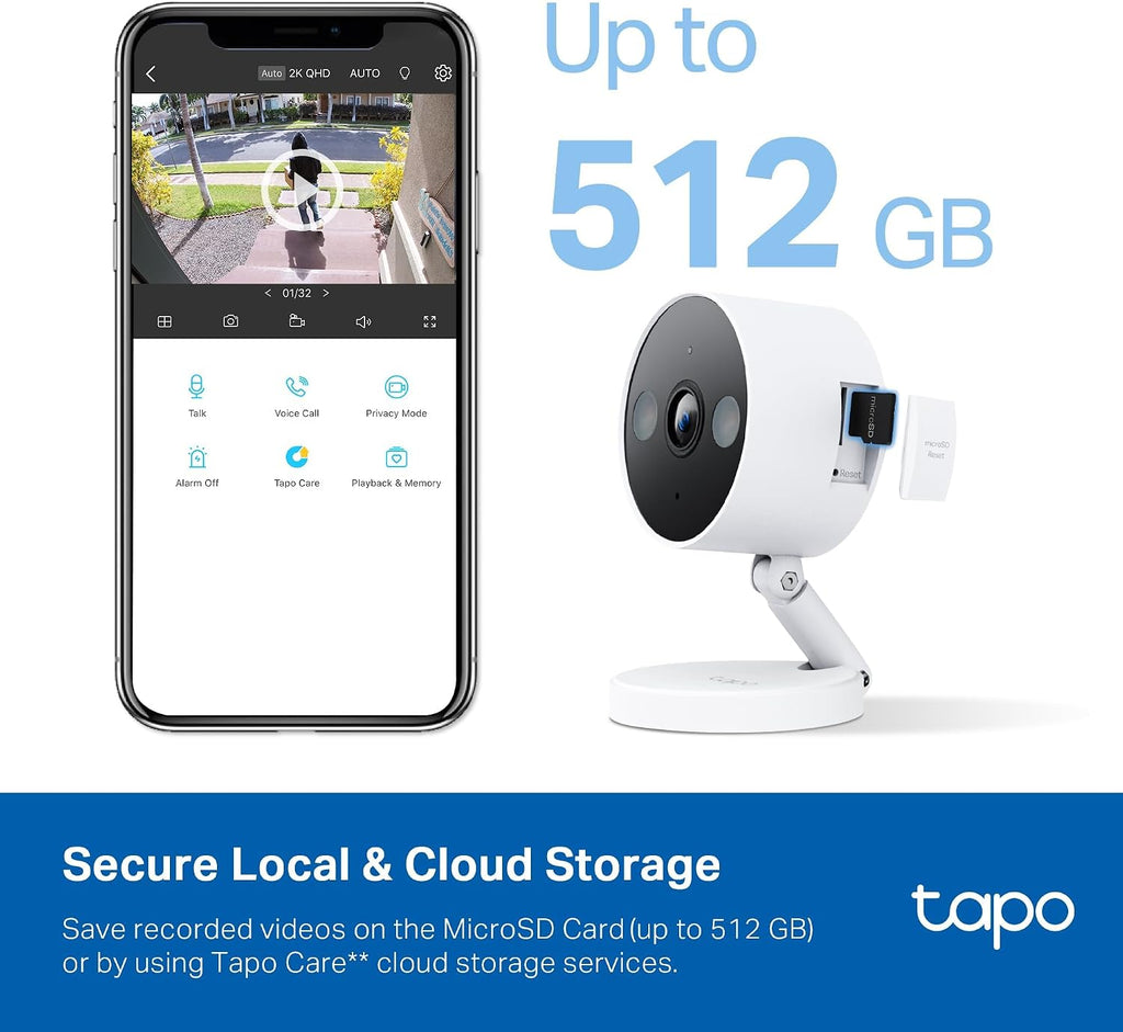 Tapo 2K Indoor/Outdoor Dual Lens Pan/Tilt Wired Security Camera, C246D