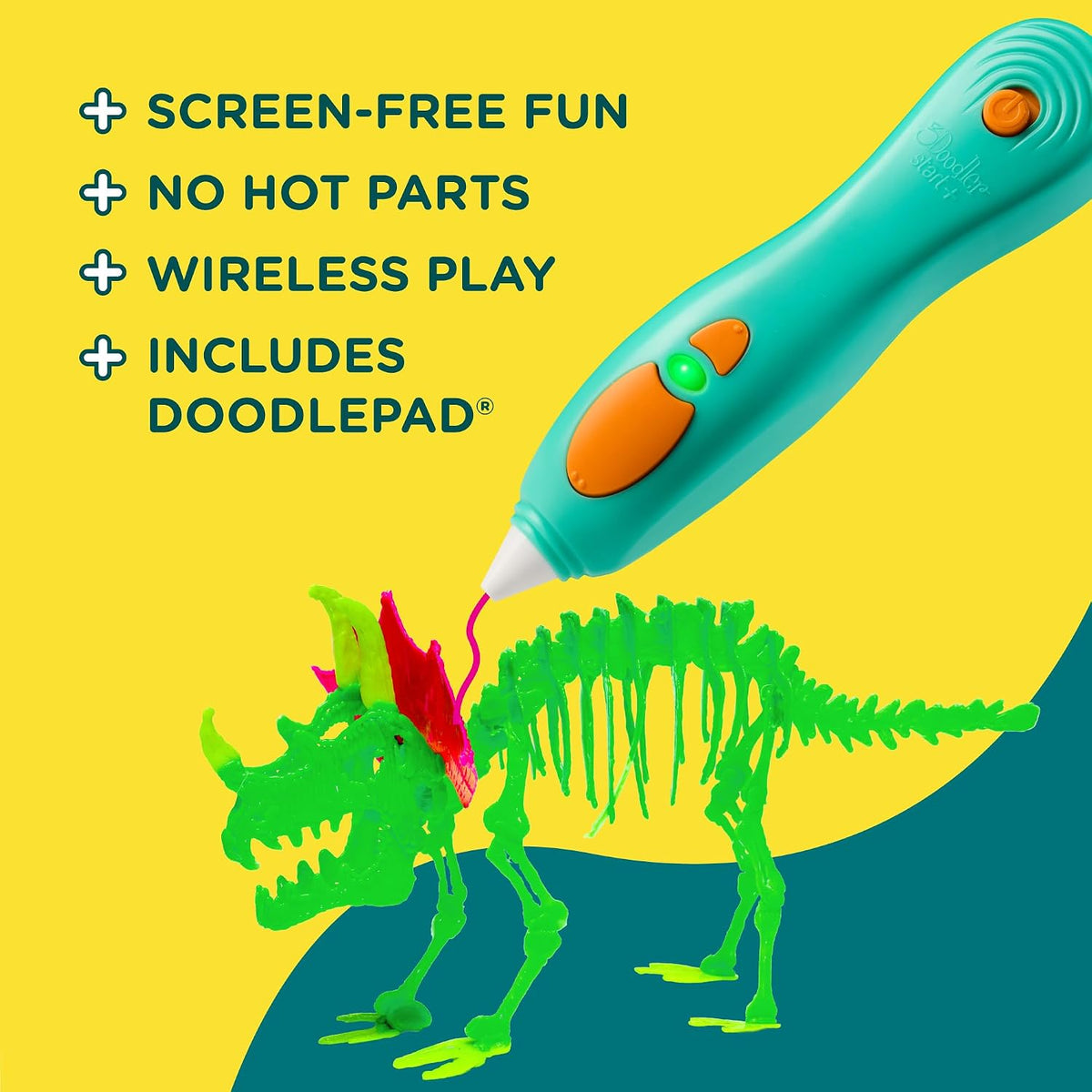 3Doodler Start+ Essentials 3D Pen Set for Kids, Easy to Use, Learn from Home Art, Educational STEM Toy for Boys & Girls Ages 6+
