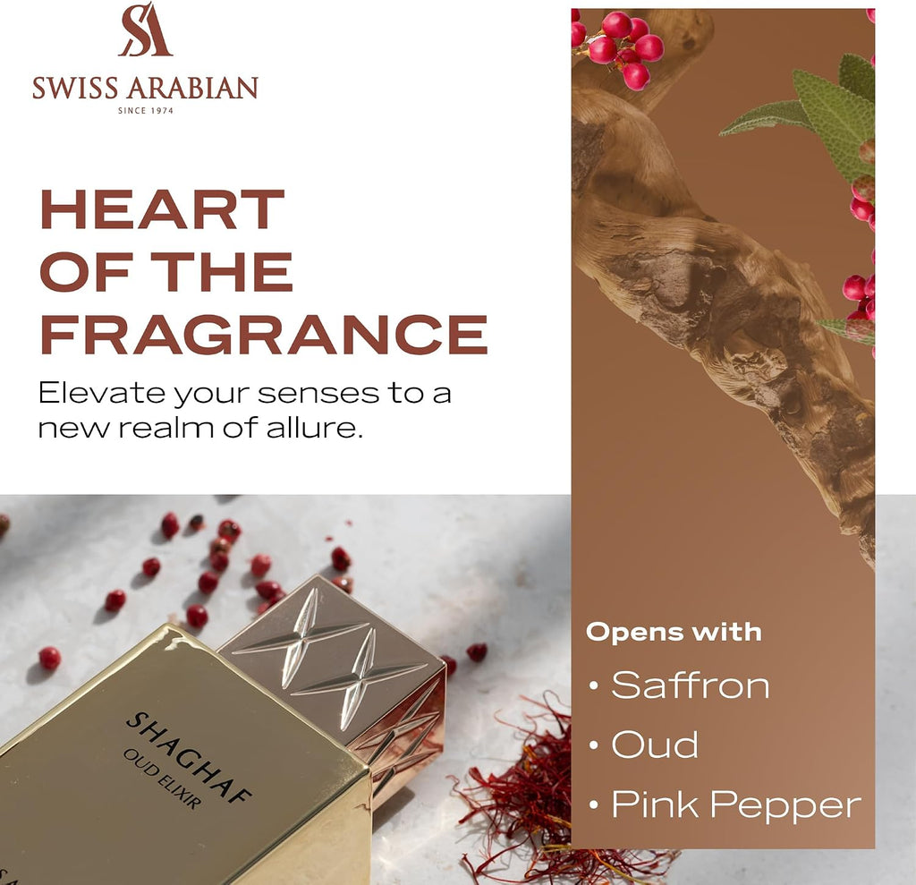 عطر شغف عود اسود للجنسين من سويس ارابيان، او دي بارفان، 75 مل