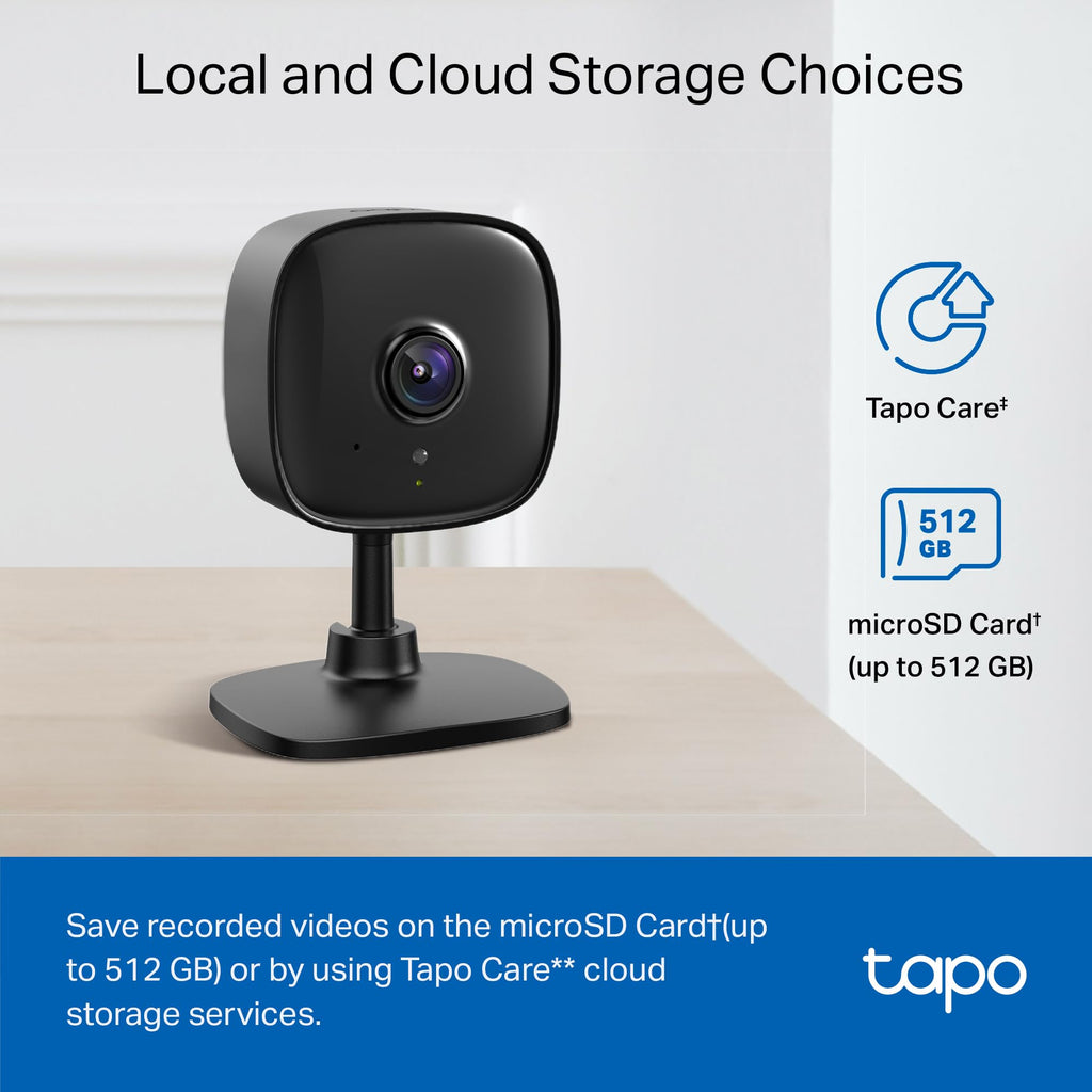 Tapo 1080P Indoor Security Camera, Baby Monitor, Dog Camera, C100(4-Pack)