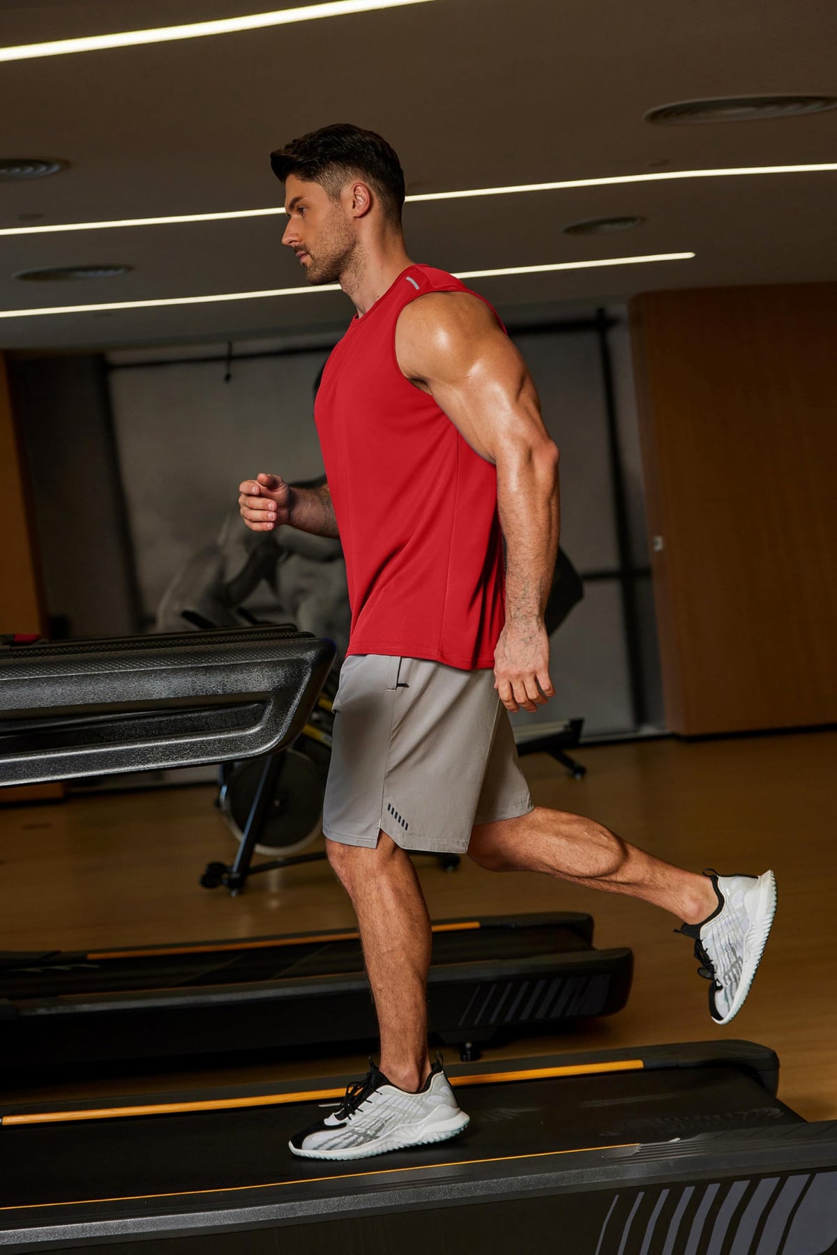 COOFANDY Men's Sleeveless Shirt Quick Dry Workout Tank Top Gym Muscle T Shirts Sport Athletic Tanks Moisture Wicking