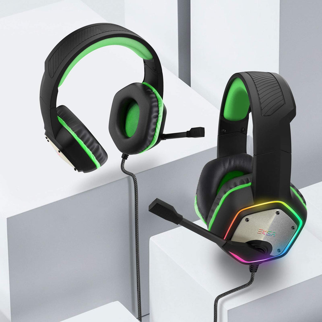 EKSA E1000 USB PC Gaming Headset with Mic, 7.1 Surround Sound