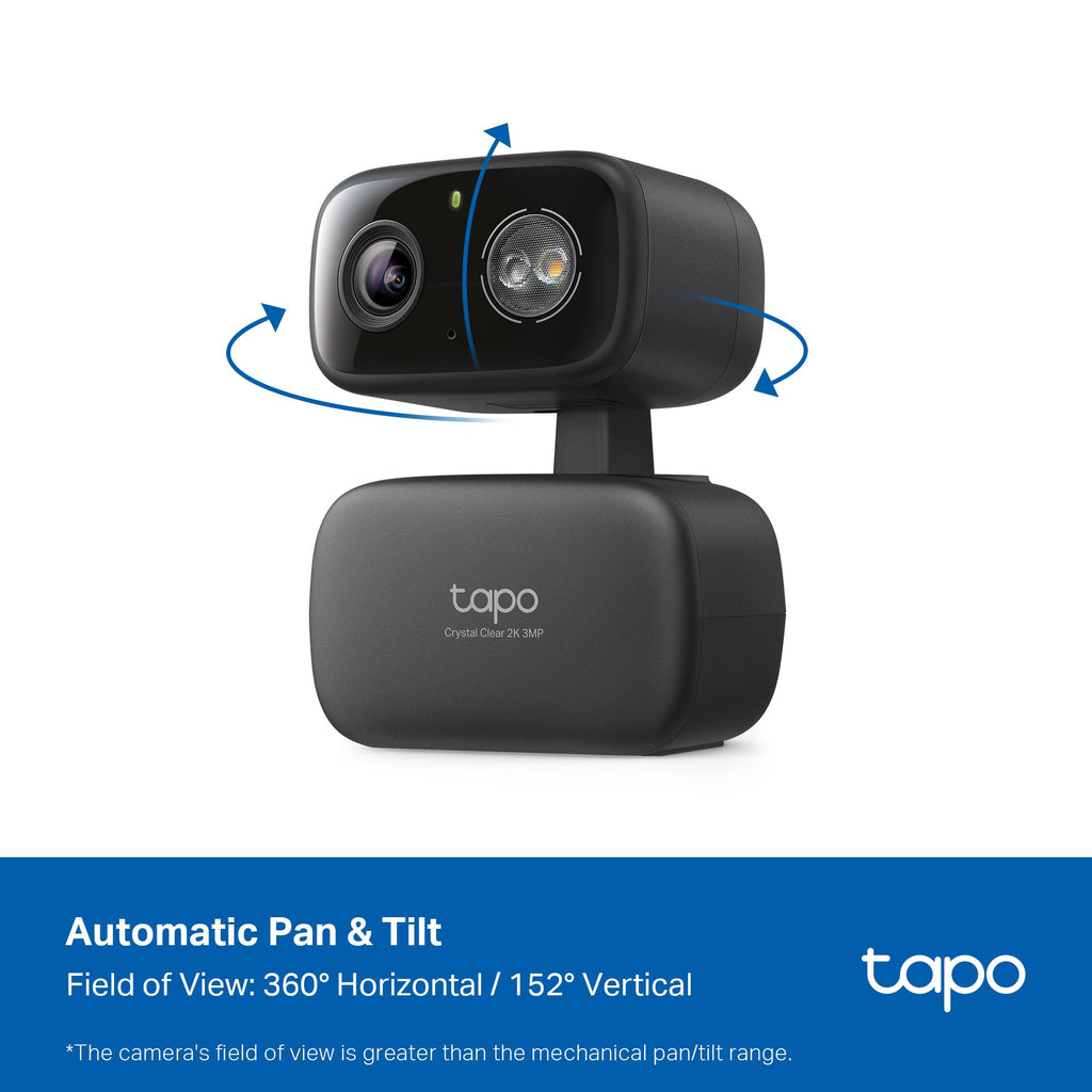 Tapo 2K Pan Tilt Security Camera for Baby Monitor, Dog Camera,C211(2-Pack)