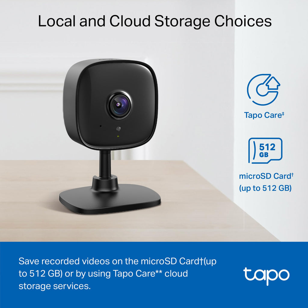 Tapo 1080P Indoor Security Camera, Baby Monitor, Dog Camera, C100(4-Pack)